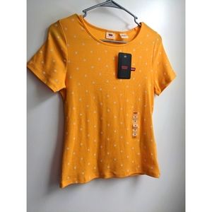 Levis Yellow Daisy T-Shirt- New with tags